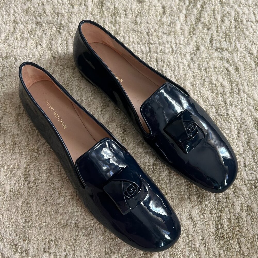 Stuart Weitzman Loafer - Navy